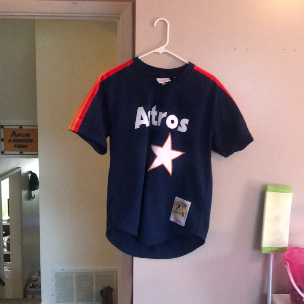 Retro Nolan Ryan Houston Astros Baseball Jersey